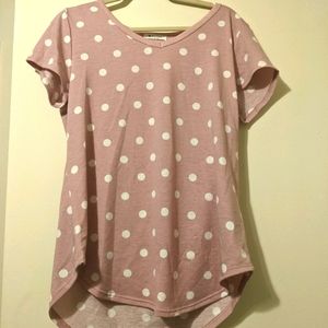 Polka dot tee